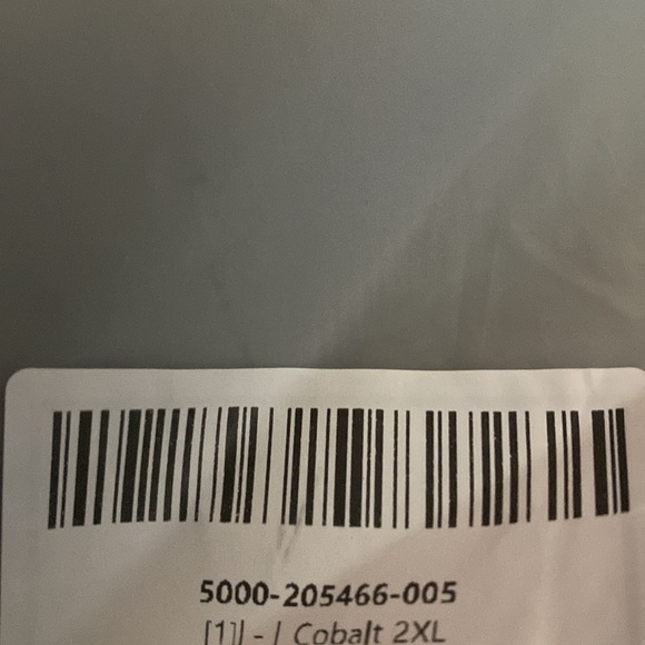 Flamingo Denim Look High Waisted Sports Leggings-Cobalt Size 2XL(14/16) - Picture 3 of 8